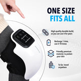 FORTHiQ Knee Massager Smart with Heat, Red Light and Massage Therapy, 3-in-1 Cordless, 2024 Updated Edition, FSA or HSA Eligible, Gifts for Grandma & Grandpa