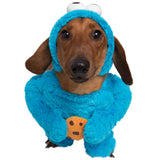 Pet Krewe Unleash The Parade Cookie Monster Dog Costume Sesame Street Pet Costumes for Medium Dogs or Cat Outfit - Perfect for Halloween, Christmas Holiday, Parties, Photoshoots, Gifts for Dog Lovers