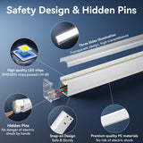 MODERN Hexagon Garage Lights，25 Pack 216W 25920LM High Brightness Hexagon Garage LED Lights for Garage, Shopping Mall, Workshop and Car Detailing Shop etc. … … …