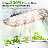 Ahopegarden Hydroponics Growing System: 12 Pods with Smart Env.Detection
