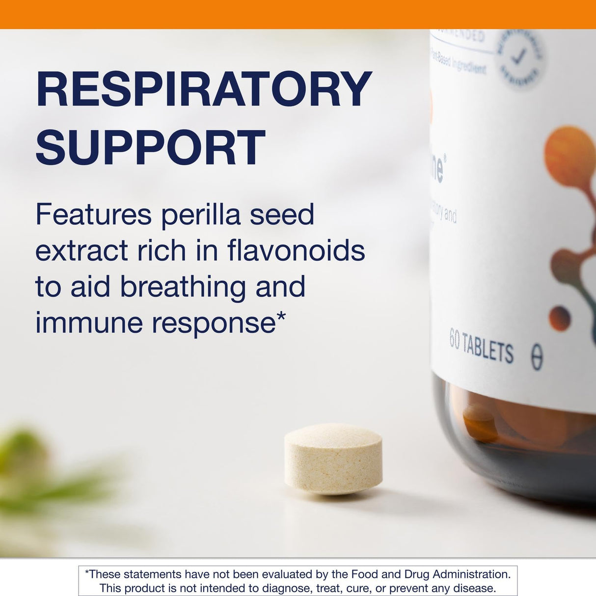 Metagenics Perimine - Healthy Breathing, Respiratory & Immune Support* - with Perilla Seed Extract - with Flavonoids Rosmarinic Acid & Luteolin - Non-GMO - Gluten-Free - Vegetarian - 60 Tablets