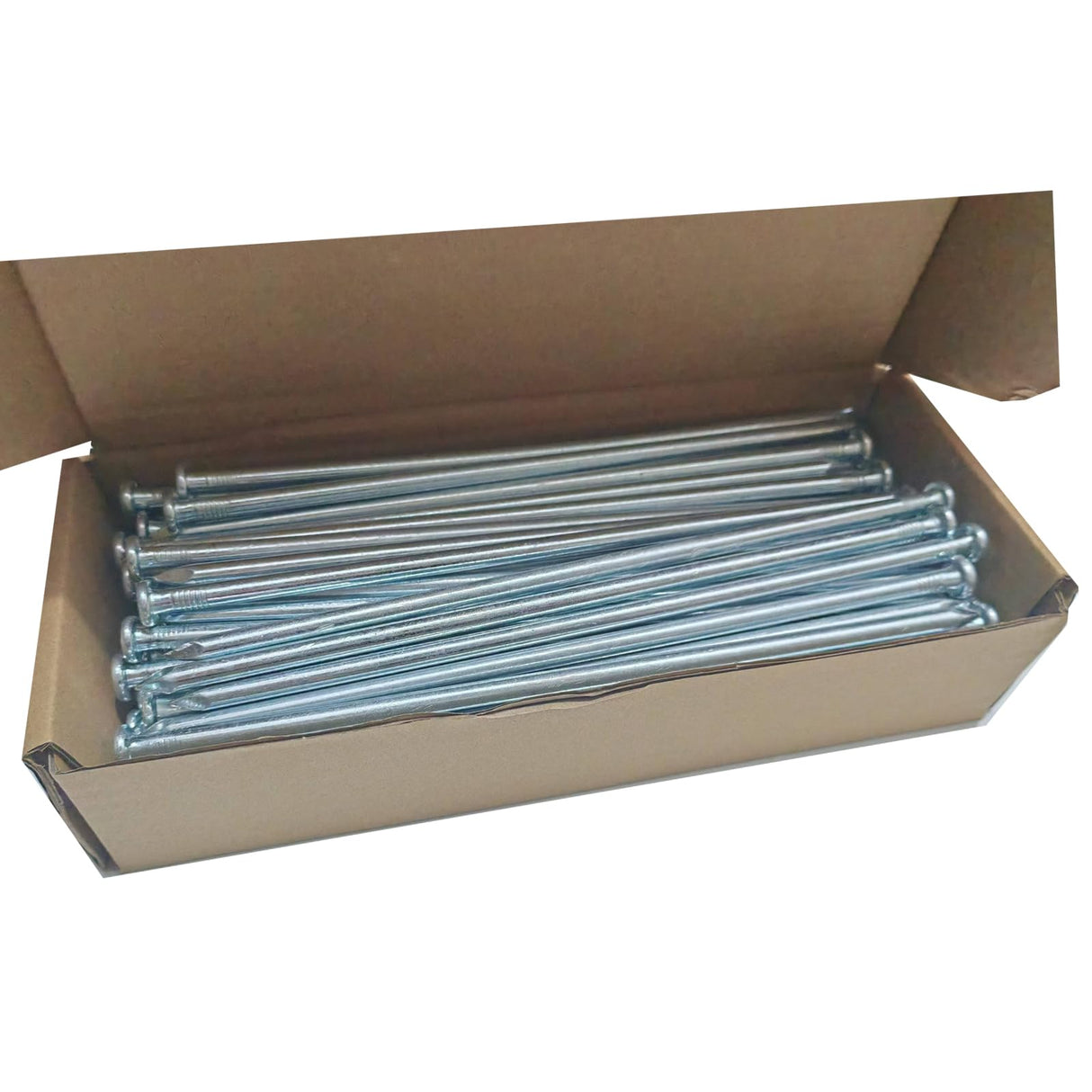 Metal Stakes, 10 Inch 35Pcs Silver Galvanized Landscape Spikes,Garden Nails