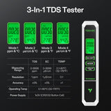 VIVOSUN Digital pH Meter, 3-in-1 TDS/EC/Temperature Meter, 3-in-1 Soil Moisture/pH/Light Tester Combo for Home, Garden and Hydroponics