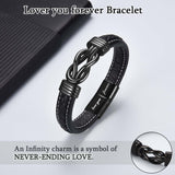 FIEEFX To My Son Bracelet Gifts from Dad Mom