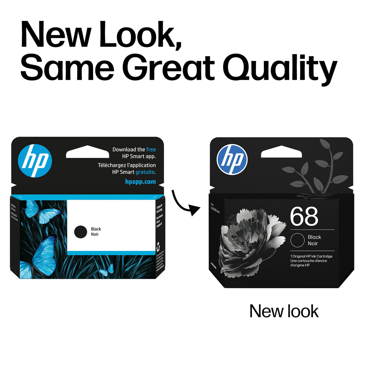 HP 68 Black Ink Cartridge | Works with Envy 6100e, 6500e Series | 7FP21TN