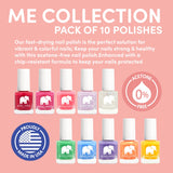 ella+mila Professional Nail Polish Set - Quick Dry Nail Polish - Long-Lasting & Chip Resistant Nail Polish Kit (Me Collection - 10 Pack - 0.24 fl oz each)