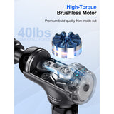 BOB AND BRAD T2 Massage Gun, Deep Tissue Percussion Muscle Massage Gun for Back and Neck, Upgraded 4000 mah Battery, Handheld Electric Back Massager for Athletes Pain Relief, FSA and HSA Eligible