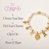 Little Words Project Initial Charm, A, Customizable Charm for Bracelets, Necklaces, Keychains & More