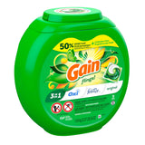 Gain flings Laundry Detergent Soap Pacs HE Compatible Long Lasting Scent, Original Scent, 76 Ct, Gain Laundry Detergent