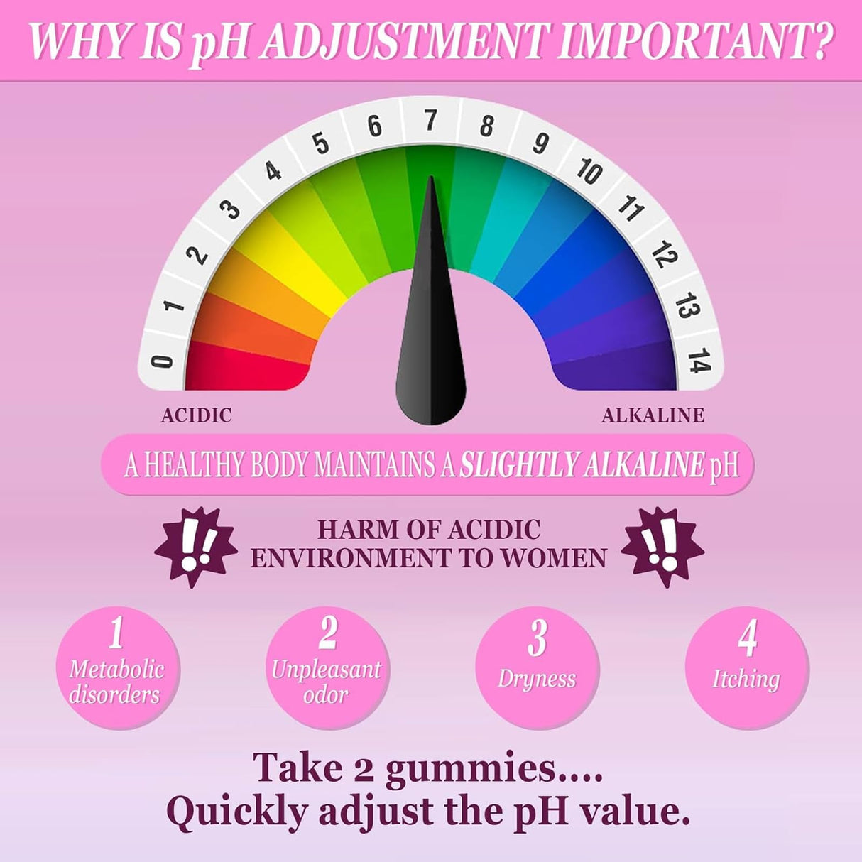 DYALE Her Juicy Feminine Probiotics Gummies for Women | Pineapple Flavor | Supports pH Balance, Gut Health & Immune System | with Slippery Elm, Prebiotics & Lactobacillus Blend | 60 Gummies (2pcs)