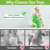 Bouncy Pals Toddler Dinosaur Hopper Toy, Kids Outdoor Ride on Bounce Animal