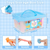 100 Pcs Party Favors & Squishy Toys Bulk for Kids 4-12, Fidget Toys Sensory Stress Relief Toys for Classroom Prizes, Christmas Stocking Stuffers, Birthday Goodie Bags & Teacher Supplies