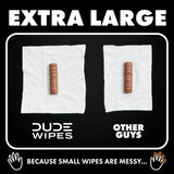 DUDE Wipes - Flushable Wipes for Adults - 6 Pack, 288 Wipes - Odor Destroyer XL Adult Wet Wipes - Deodorizing with Clean Scent - Up to 24 Hours of Odor-Destroying Technology