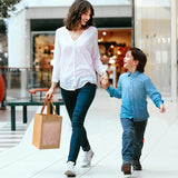 24 Pcs Brown Paper Gift Bags with Transparent Window, 9.84"x7.0"x5.12" Kraft Shopping Bags with Handles for Bouquet Christmas Birthdays Festivals Party Weddings Wrapping