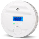 Interconnected Smoke and Carbon Monoxide Detector, 10-Year Battery Wireless Interlinked Smoke & CO Alarm with Dual Sensors, Home Fire & CO Safety Protection (1Pack)
