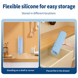 Fast Heating Warming Mat for Food with 3 Temperature and 4 Timer Settings,Waterproof Fexible Silicone Food Heating Mat with UV Coating Easy to Clean and Storage(Blue, 60x40CM)