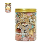 Swytaris 45-50 pcs Mystery Jewelry Jar, Mixed Surprise Jewelry Set for Woman Includes Necklaces, Earrings, Rings, Bracelets and Hair Accessories, Unique Anniversary Birthday Friendship Gift for Her