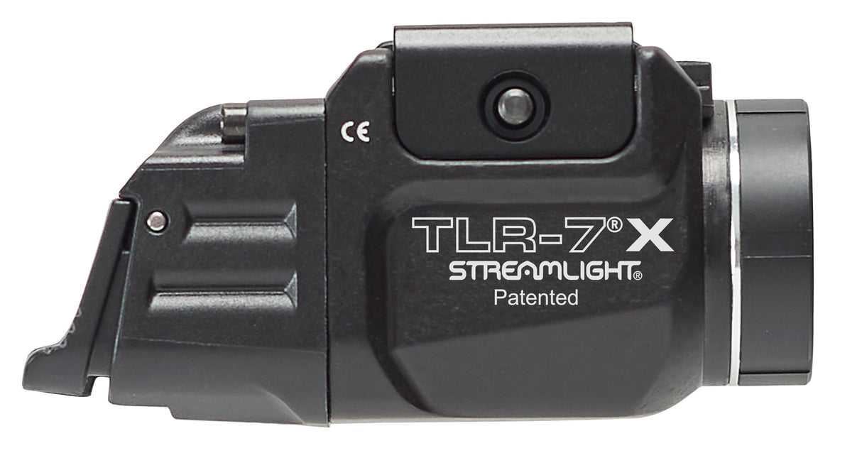 Streamlight 69424 TLR-7 X 500-Lumen Compact Tactical Weapon Light, Includes High, Low Paddle Switches and Key Kit, Black