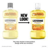 Listerine Original Antiseptic Oral Care Mouthwash to Kill 99.9% of Germs That Cause Bad Breath, Plaque and Gingivitis, ADA-Accepted Mouthwash, Original Flavored Oral Rinse, 1.5 L, 6 Pack
