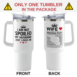 KatAndNat Gifts for Wife - Wife Gifts for Her - Wedding Anniversary for Women, Birthday, Valentines, Mothers Day, Christmas Gift for Her - Romantic Love Gift ideas - 40 Oz Stainless Steel Tumbler