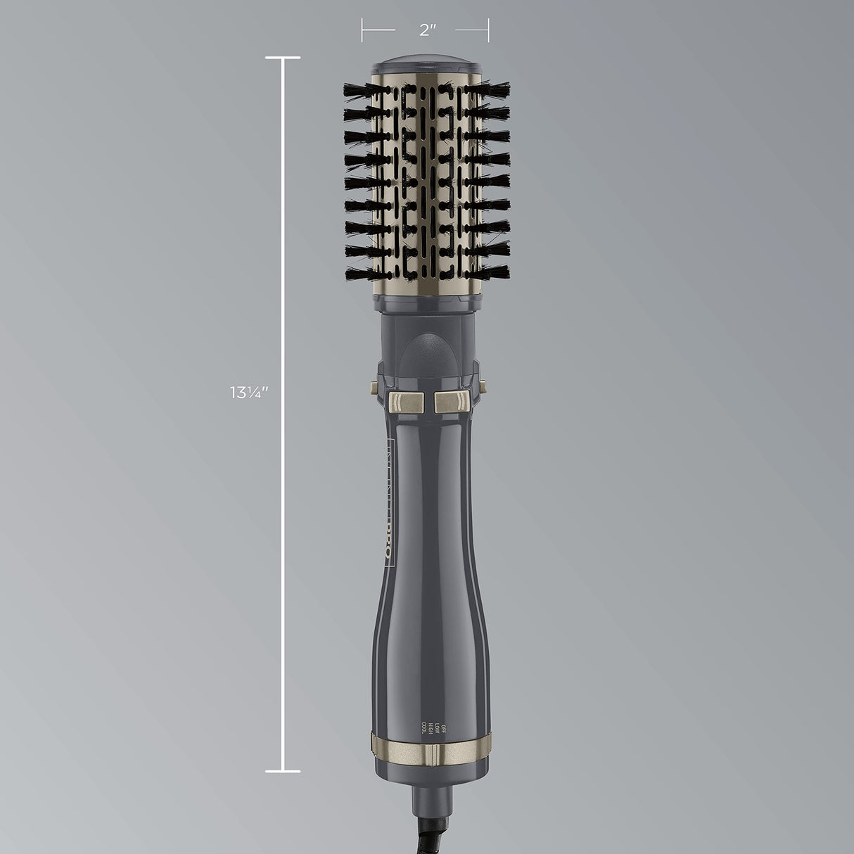 INFINITIPRO BY CONAIR Hot Air Styling Brush Set with 2-Inch and 1.5-Inch Bristles