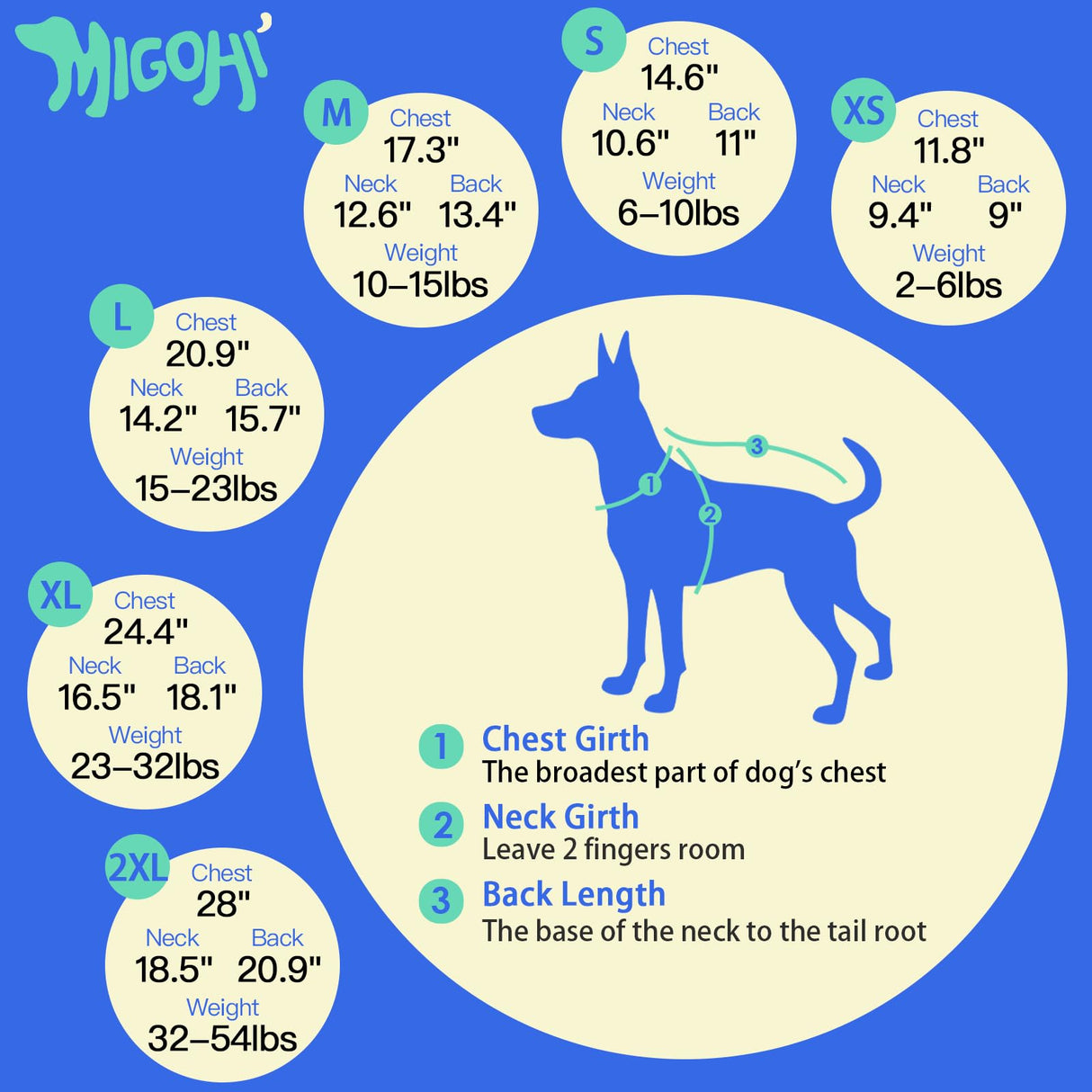 MIGOHI Windproof Dog Sweater Stretchy Medium Dog Sweater for Chilly Day | Dachshund Sweaters for Cold Weather Comfortable Sleeveless Winter Christmas Knitwear for Wiener,Pug,LightBeige,M