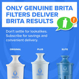 Brita Large 10 Cup Water Filter Pitcher, Includes 1 Filter, Bright White