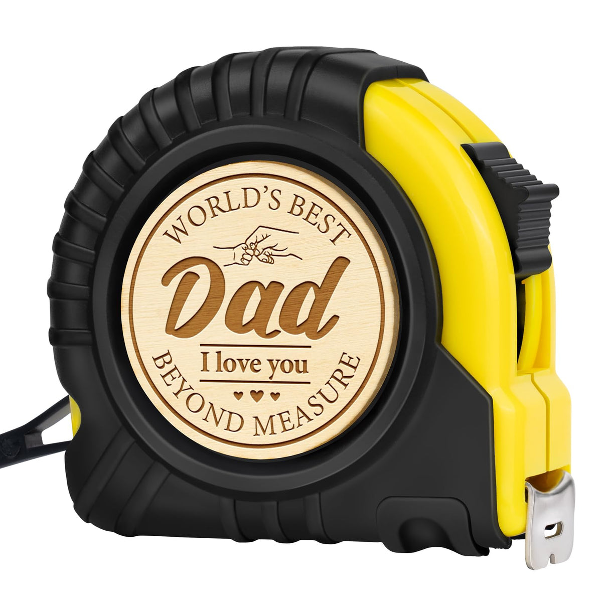 Fathers Day Birthday Gift for Dad from Daughter Son, Gift for dad, Dad Birthday Gift, Birthday Christmas Tools Gift for Dad, Practical Gifts for Father, Best Dad Ever Engraved 10 FT Tape Measure