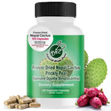 Natural Home Cures Nopal Cactus Capsules - Freeze Dried Prickly Pear Extract - Supports Metabolic Health & Healthy Lifestyle - Rich in Betalains & Nitrates - Non-GMO | 120 Veggie Caps