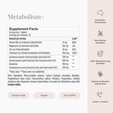 JSHealth Vitamins, Metabolism+ Formula, Healthy Natural Energy Support, Metabolism Maintenance Supplement (60 Capsules)