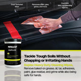 Malco Duplex Heavy Duty Cleaning Wipes for Home and Auto - Dual Sided Textured, Wet Wipe/Removes Grease, Tar, Paint, Oil, Dirt/No Residue/Safe for Hands/Made in USA (130 Wipes)