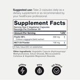 Toniiq Ultra High Purity Fisetin 500mg - 98%+ Higly Purified & Bioavailable Fisetin Supplement with MCT Oil for Absorption - Third-Party Tested Senolytic Supplements for Aging Support - 60 Capsules