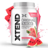 Xtend Original BCAA Powder 7g BCAA and 2.5g L-Glutamine, Sugar Free Post Workout Muscle Recovery Drink with Amino Acids for Men & Women, 90 Servings