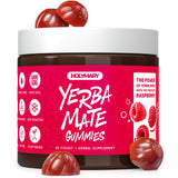 HOLYMARY Yerba Mate Gummies, Raspberry Flavor - Energy, Focus, Power Vegan, Non-GMO, Natural Ingredients, Gluten Free, 50 Delicious Supplement Gummies