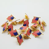 100/Pcs United States of American Flag Lapel Pins Bulk - USA US Veterans day Memorial Day Patriotic Party Decorations Gifts military pins Badge Buttons Souvenir