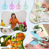 16Pcs Floral Scissors Garden Flower Scissors Shears for Cutting Fresh Flower Floral Cutters Garden Shears for Gardening Flowers Arrangement, Trimming Plants, Stainless Steel