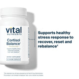 Vital Nutrients Cortisol Balance | Vegan Stress Relief Supplement | Cortisol Manager Supports Energy & Stress Levels | Ashwagandha & Magnesium for Relaxation | Gluten, Dairy, Soy Free | 30 Capsules
