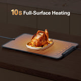 Zarler Warming Mat for Food with Insulated Cover, Food Warming Mat with 7 Temperature Modes and 6 Timer Settings, Electric Warming Tray Surface Heating, Foldable Warming Trays for Buffets Christmas