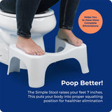 Squatty Potty Simple Curve Toilet Stool.