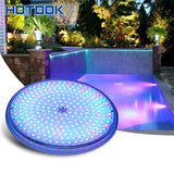 Underwater Light 18W 42W Underwater Lights PAR56 RGB LED Swimming Pool Light Resin Filled Wall Mounted / Embedded Pool Lamp IP68 Waterproof Pond Light Pond Lights ( Color : RGB with remote , Size : 42