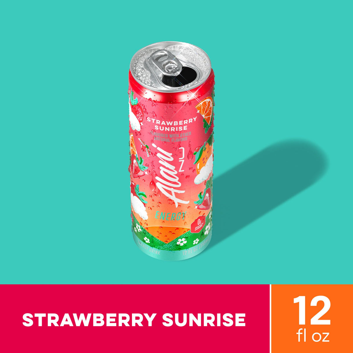 Alani Nu Strawberry Sunrise Sugar Free Energy Drink (Pack of 12)