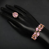 CSY Elegant Crystal Costume Jewelry Sets for Formal Events Gown Accessories