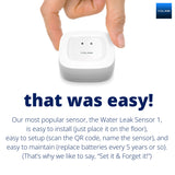 YoLink Water Leak Detector, 1/4 Mile World's Longest Range, Wireless Smart Water Leak Sensor, Alexa, IFTTT, Hub Required