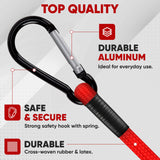 FORTEM Bungee Cords with Hooks, Bungie Cords Multi Pack, Canopy Ties, Ball Bungees, Plastic Coated Metal Hooks (Pack of 24)