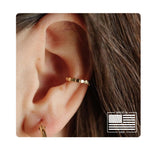 Nova Gold Filled Ear Cuff | Adjustable Ear Cuff | Non Pierced | 10mm | Handmade | 14K Gold | Cartilage Piercing | Smooth Design