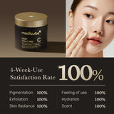 medicube Glass Skin Duo for uneven skin: Deep Vita C Facial Pads and Deep Vitamin C Golden Capsule Face Moisturizer