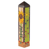Studio M Art Pole, PVC Weather Resistant Pole with Vinyl Bowl 20 inches Tall Outdoor Decoration for Gardens, Patios, Yards, Landscaping and Birding Accessories, Those We Love Don't Go Away