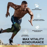 AlphaBites 7-in-1 Nitric Oxide Booster 30 Servings-IroWandMas VitaI Source Balance Gumnnies, GlutenFree, Vegan (1PCS)