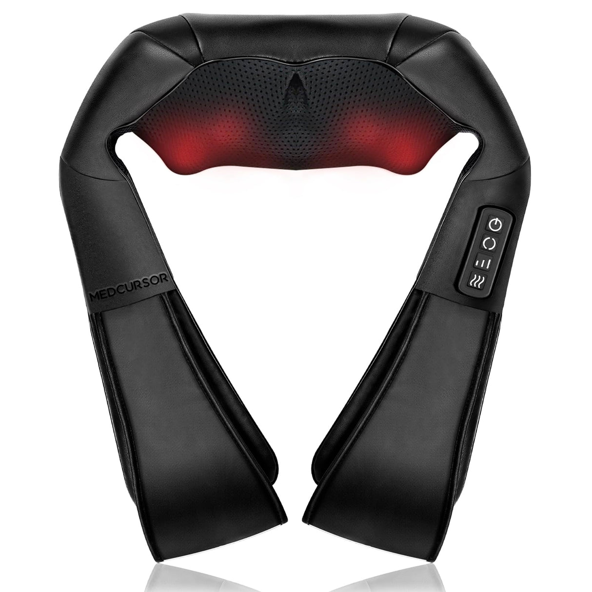 Medcursor Neck Massager, FSA or HSA Eligible, Electric Neck and Back Massager with Heat, Portable Deep Tissue 3D Kneading Pillow for Muscle Pain Relief, Mothers Day Gifts (NOT Cordless)