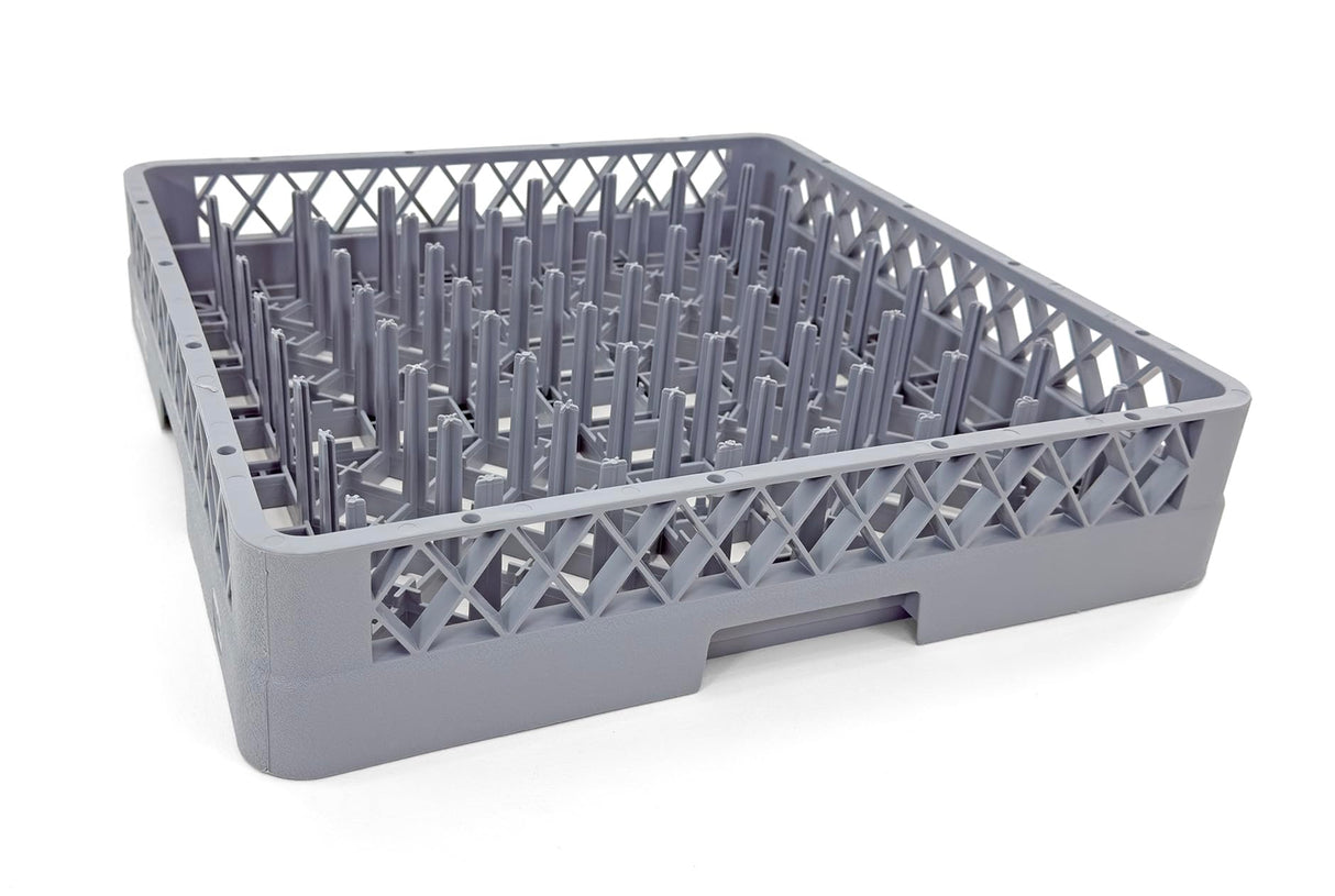 Farag Janitorial Peg Plate Rack for Commercial Dishwasher | Full Size Tray Rack | Polypropylene (Gray)
